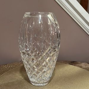 Waterford Cut Crystal Araglin 9” Vase